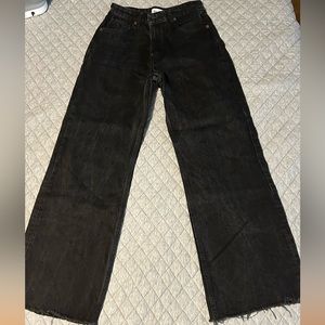 Wide Leg Zara Black Denim